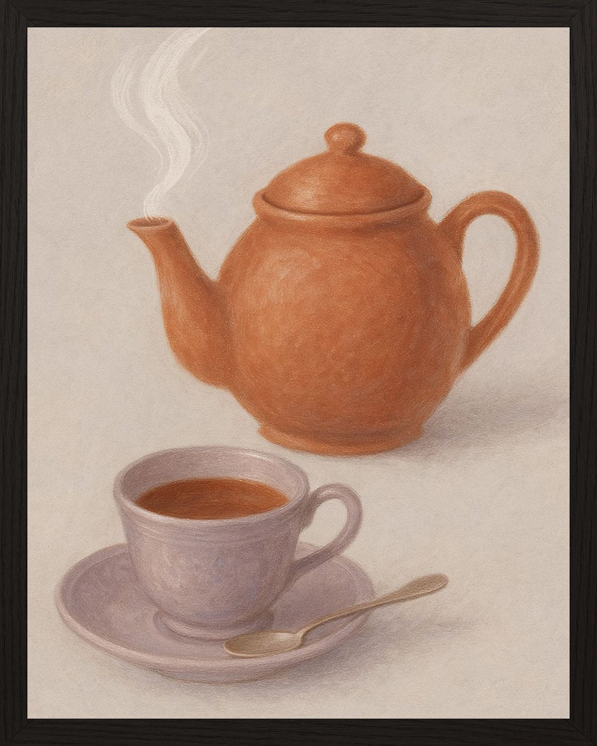 Poster in black frame