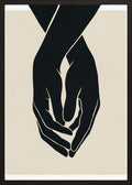 Poster in black frame