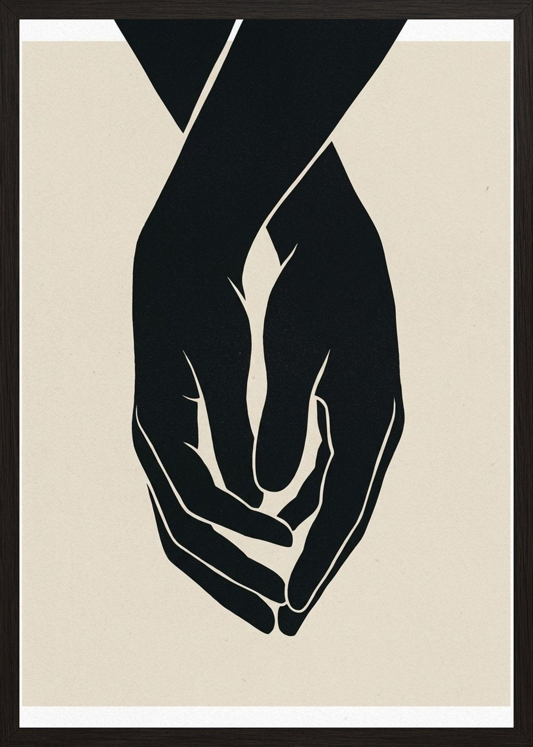Poster in black frame
