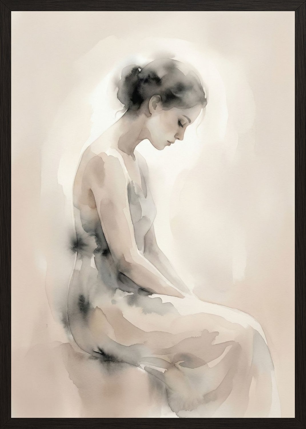 Poster in oak frame