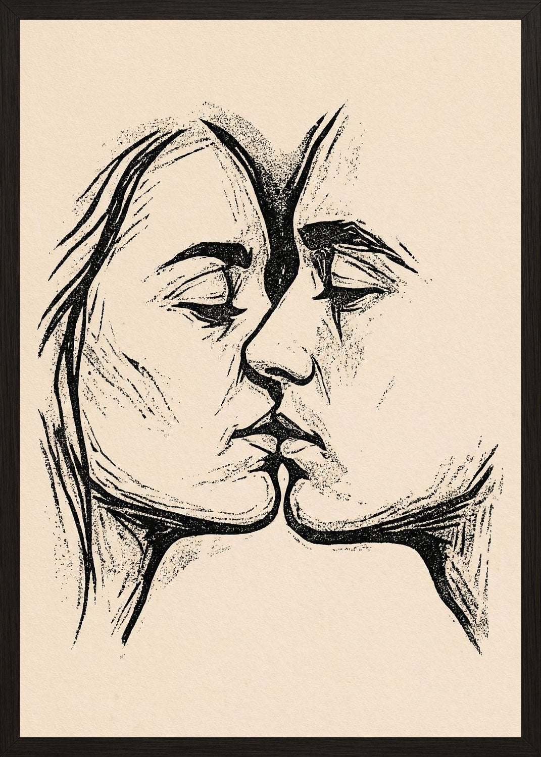 Poster in black frame