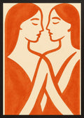 Poster in black frame