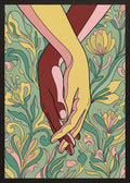 Poster in black frame