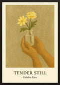 Poster in black frame