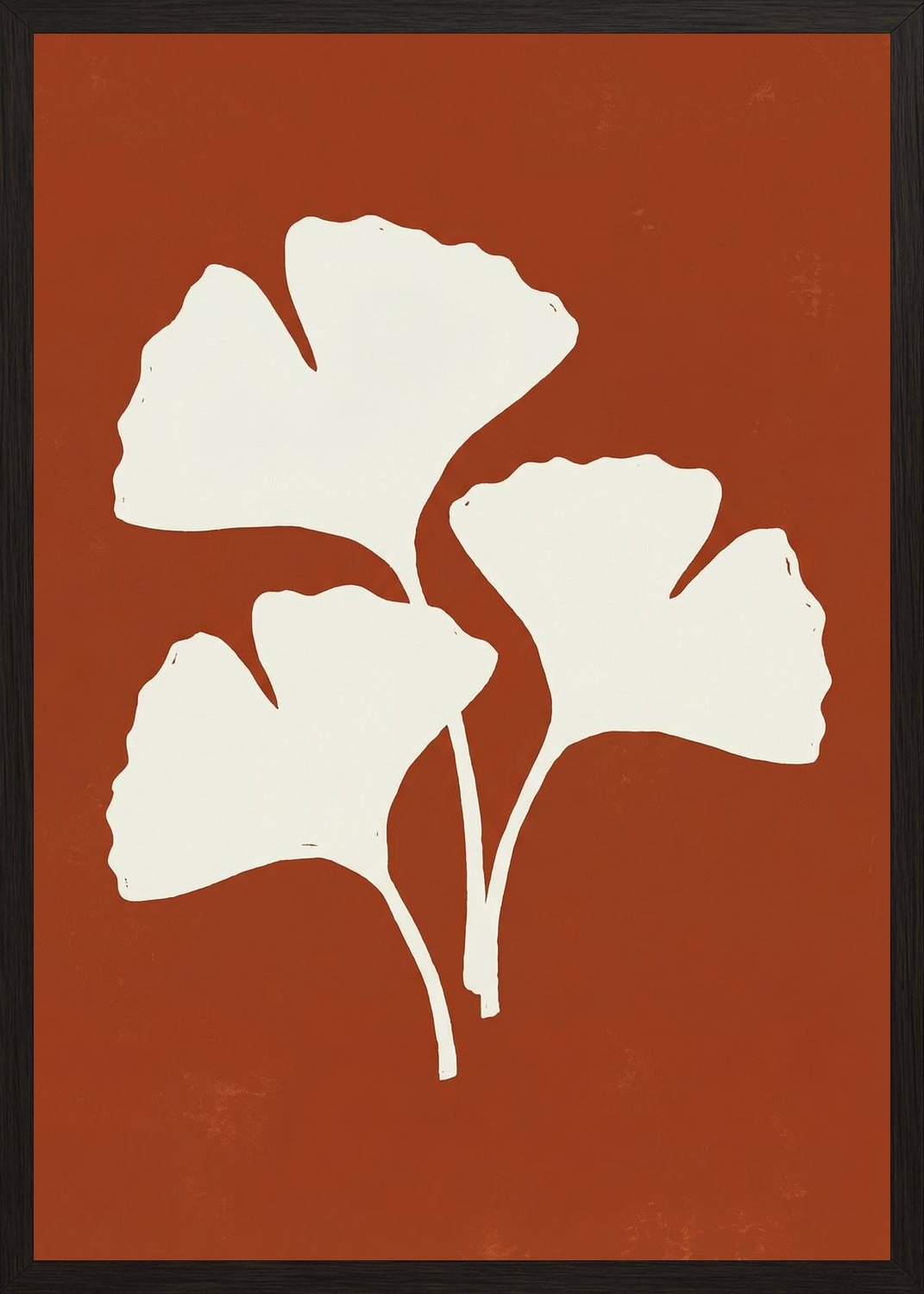 Poster in black frame