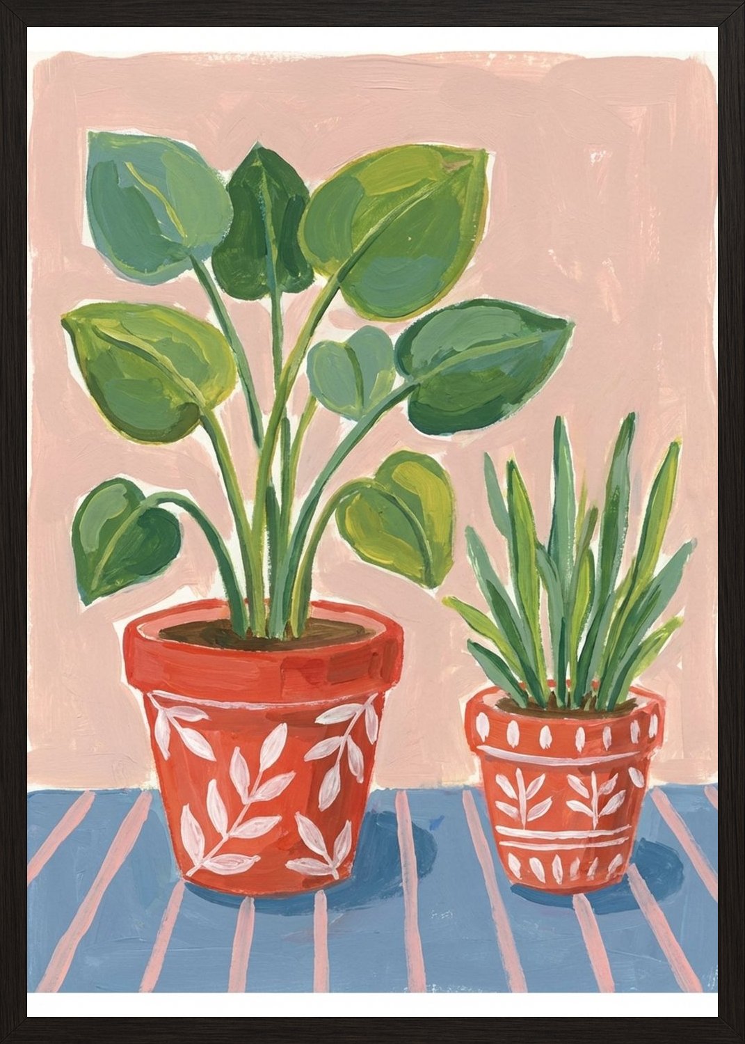 Poster in black frame