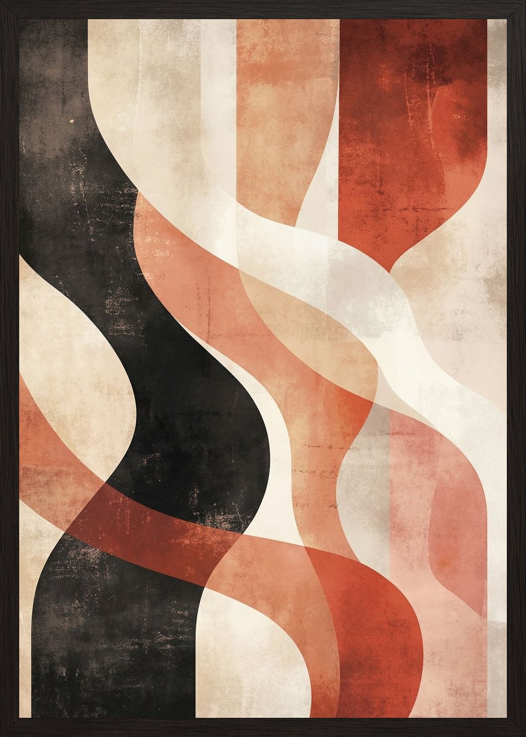 Poster in black frame