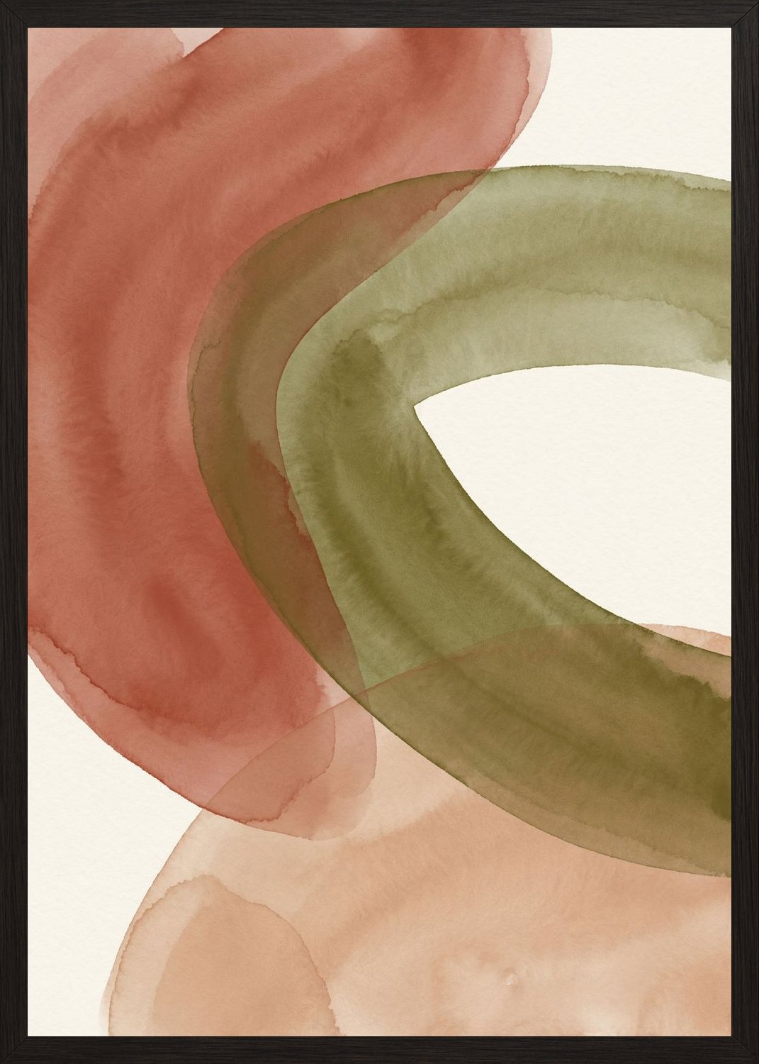 Poster in black frame