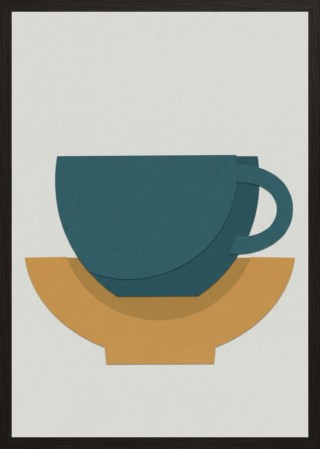 Poster in black frame