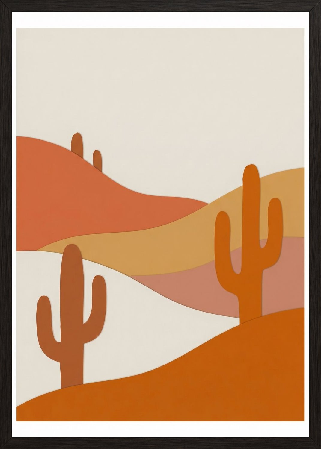 Poster in oak frame