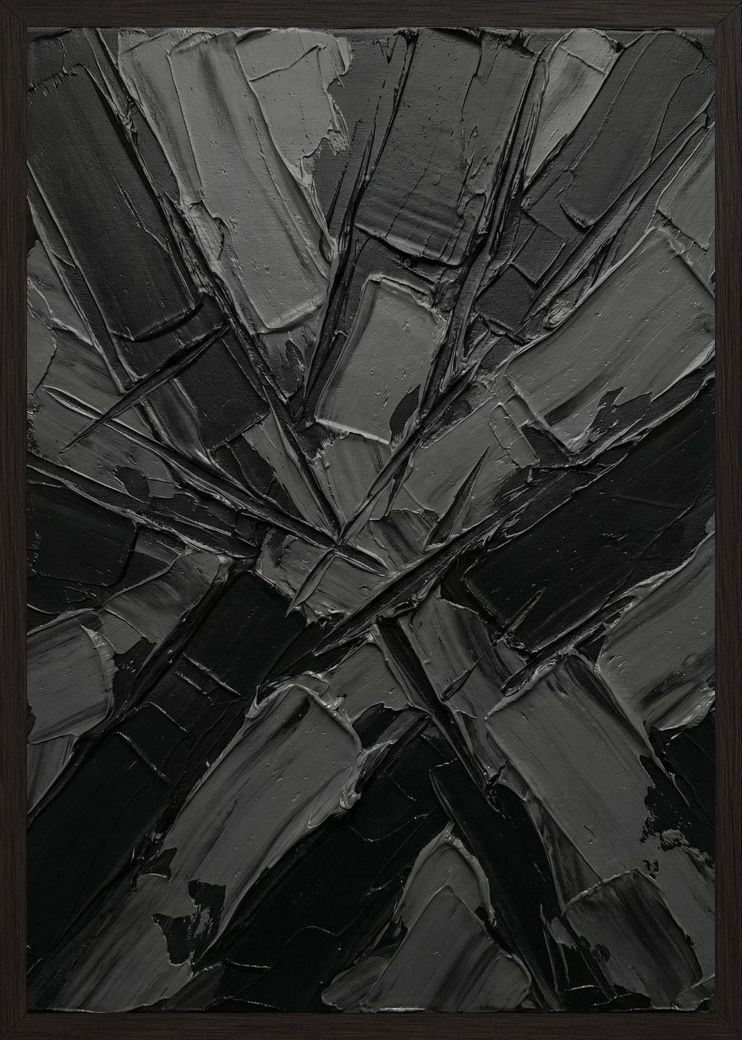 Poster in black frame