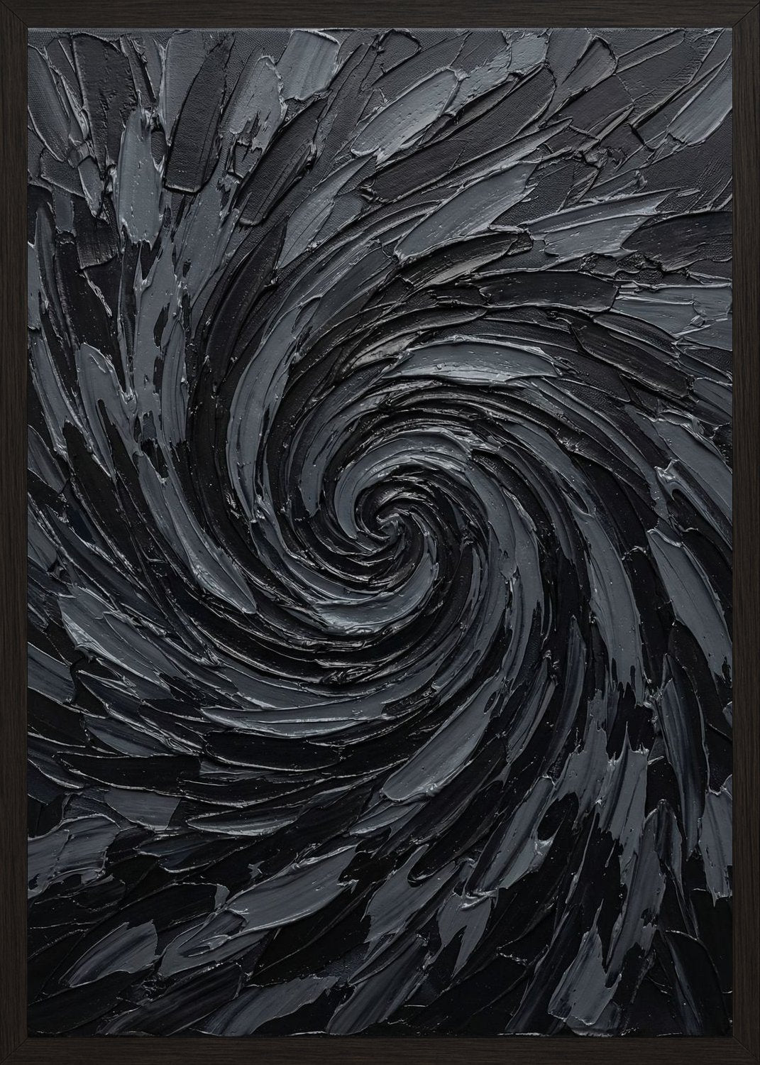 Poster in black frame