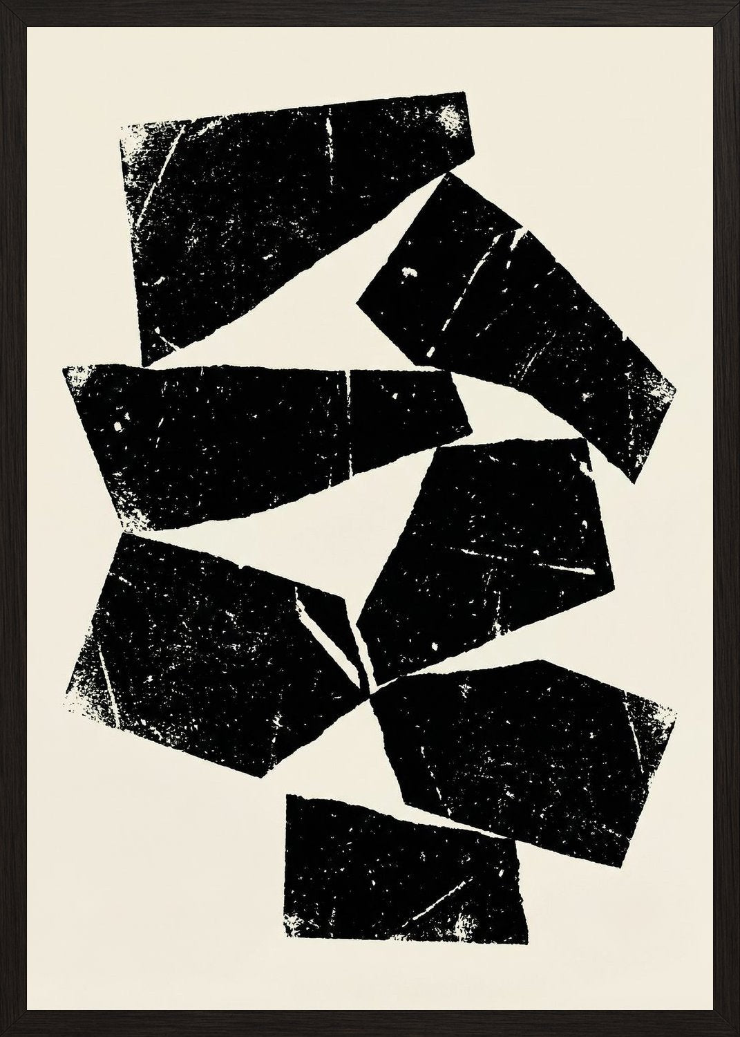 Poster in black frame