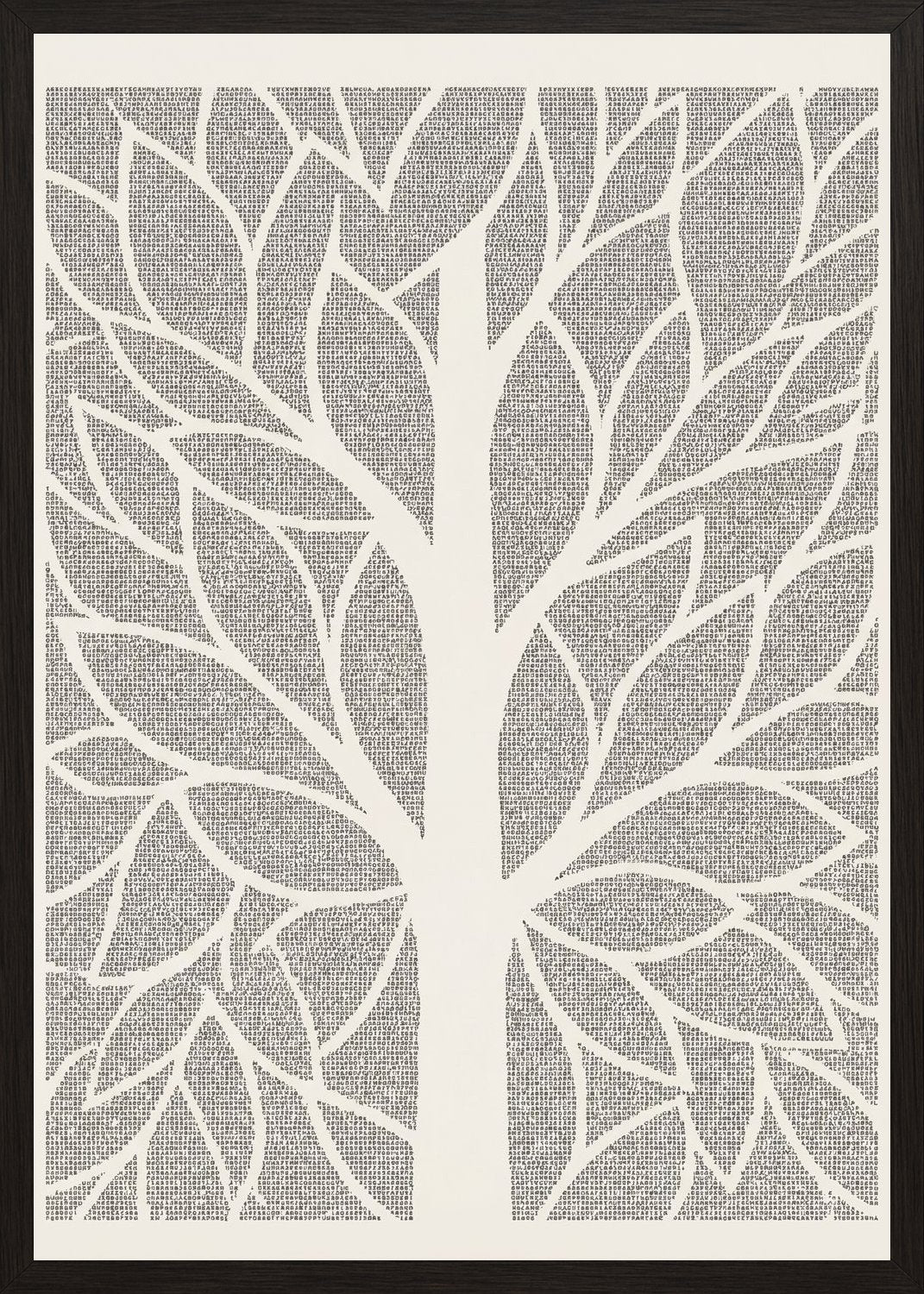 Poster in black frame