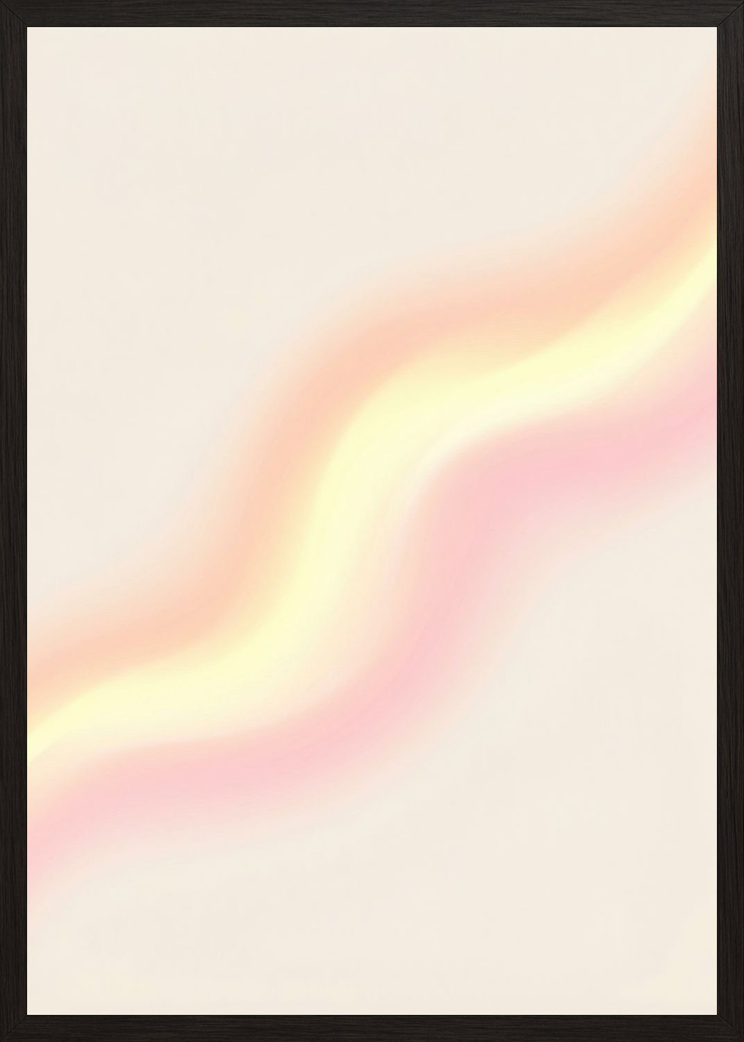 Poster in black frame