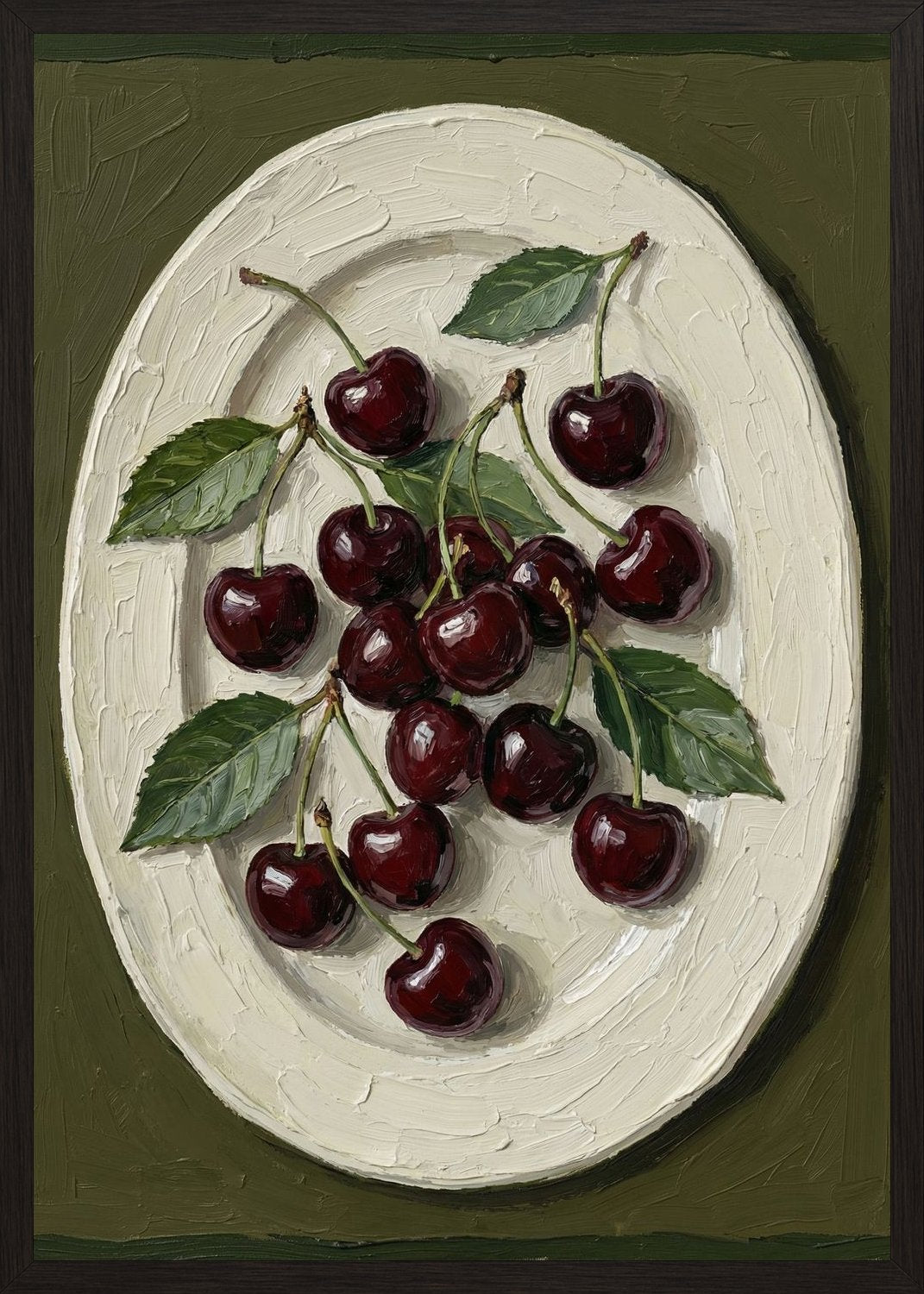 Poster in black frame