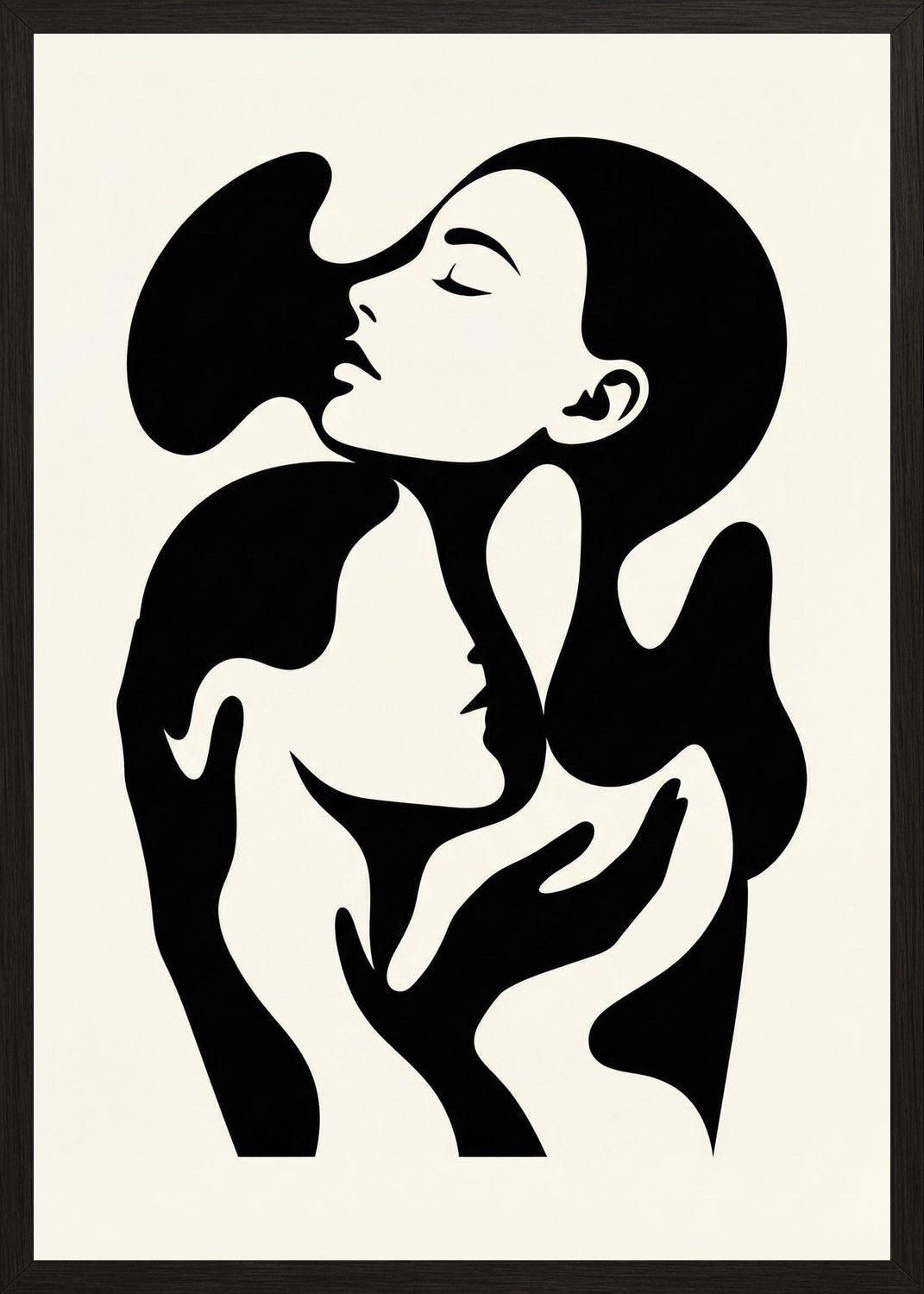 Poster in oak frame