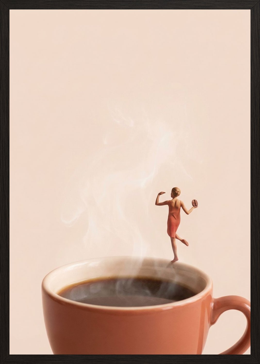 Poster in black frame