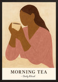 Poster in black frame