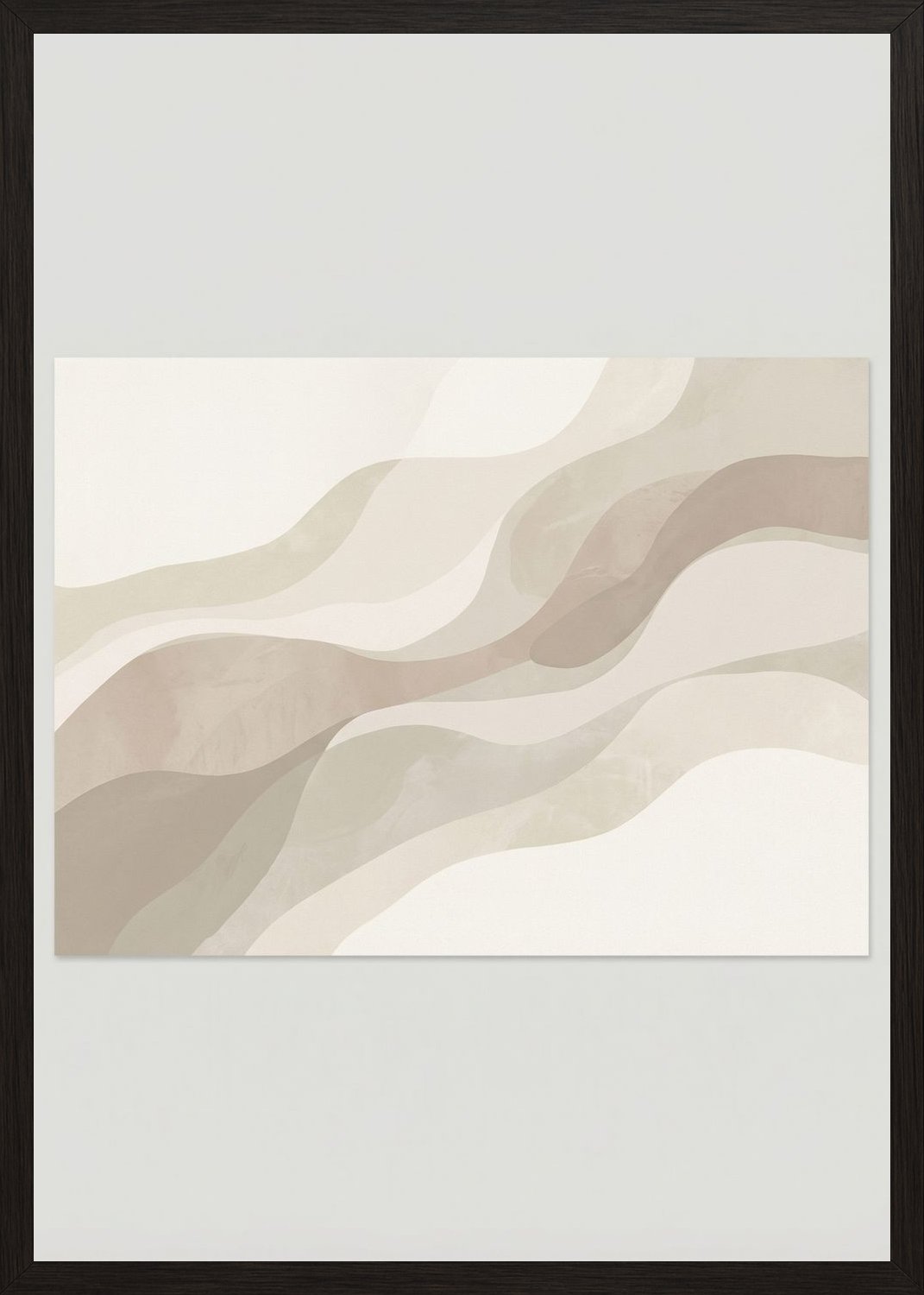 Poster in oak frame