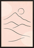 Poster in black frame