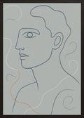 Poster in black frame