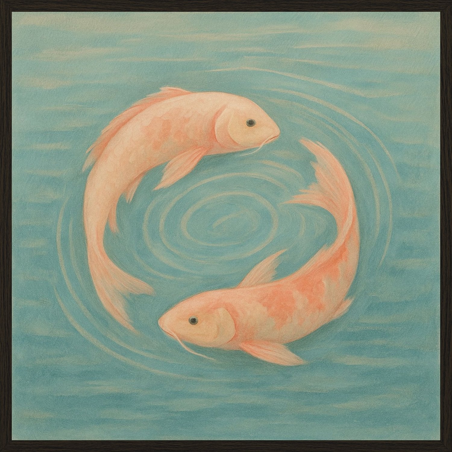 Poster in black frame