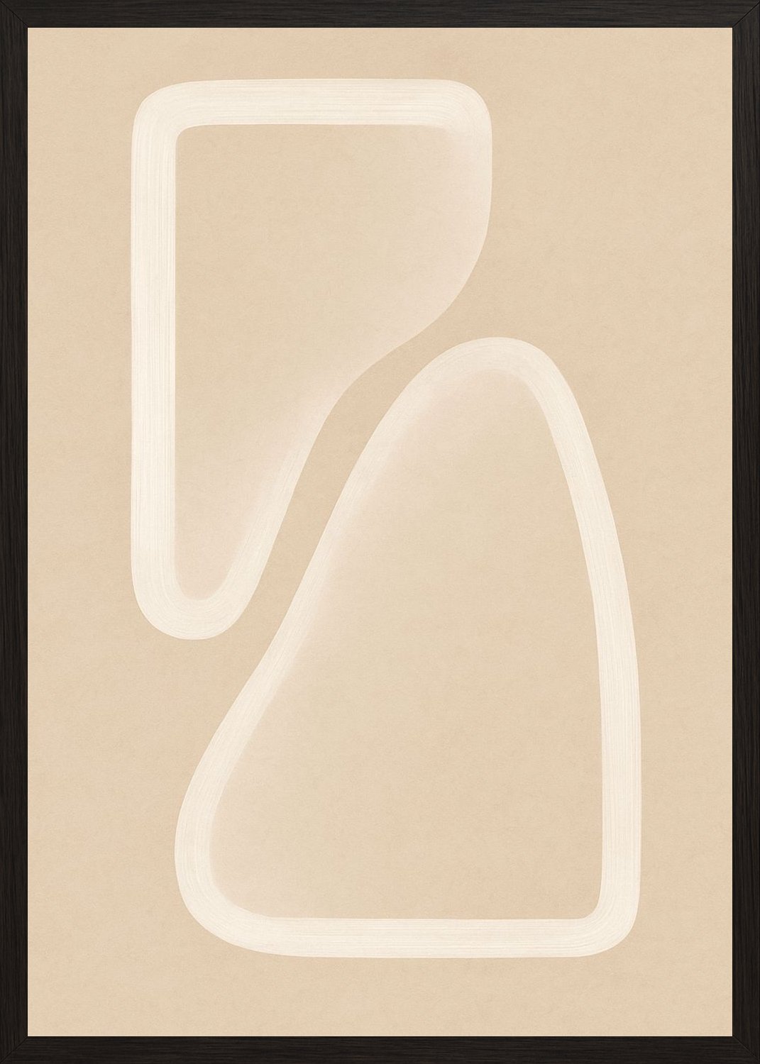 Poster in black frame