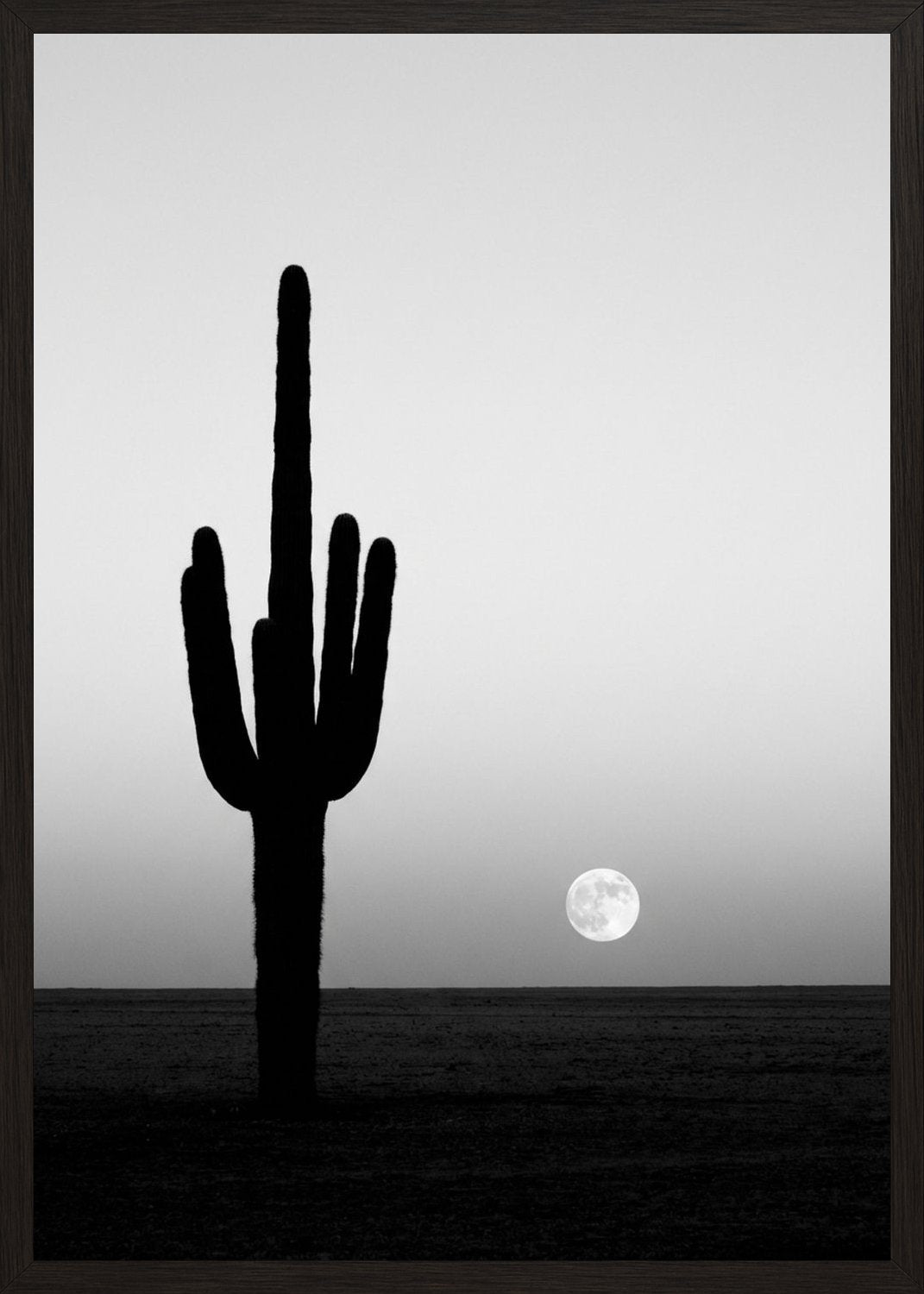 Poster in black frame