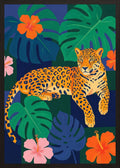 Poster in black frame