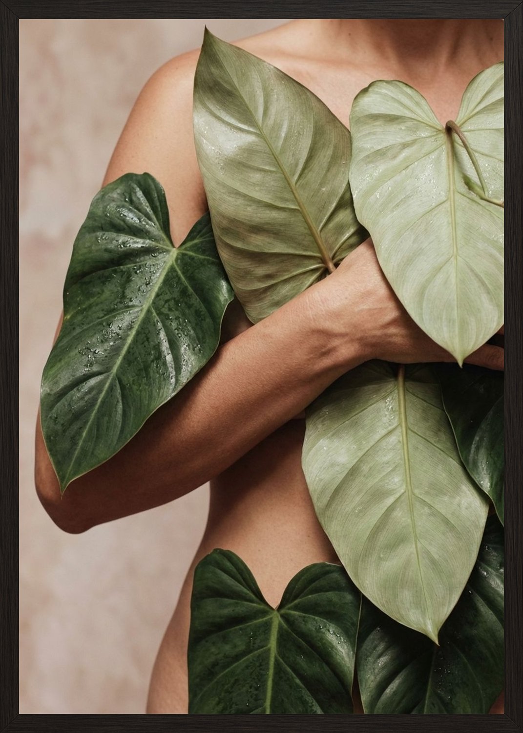 Poster in black frame