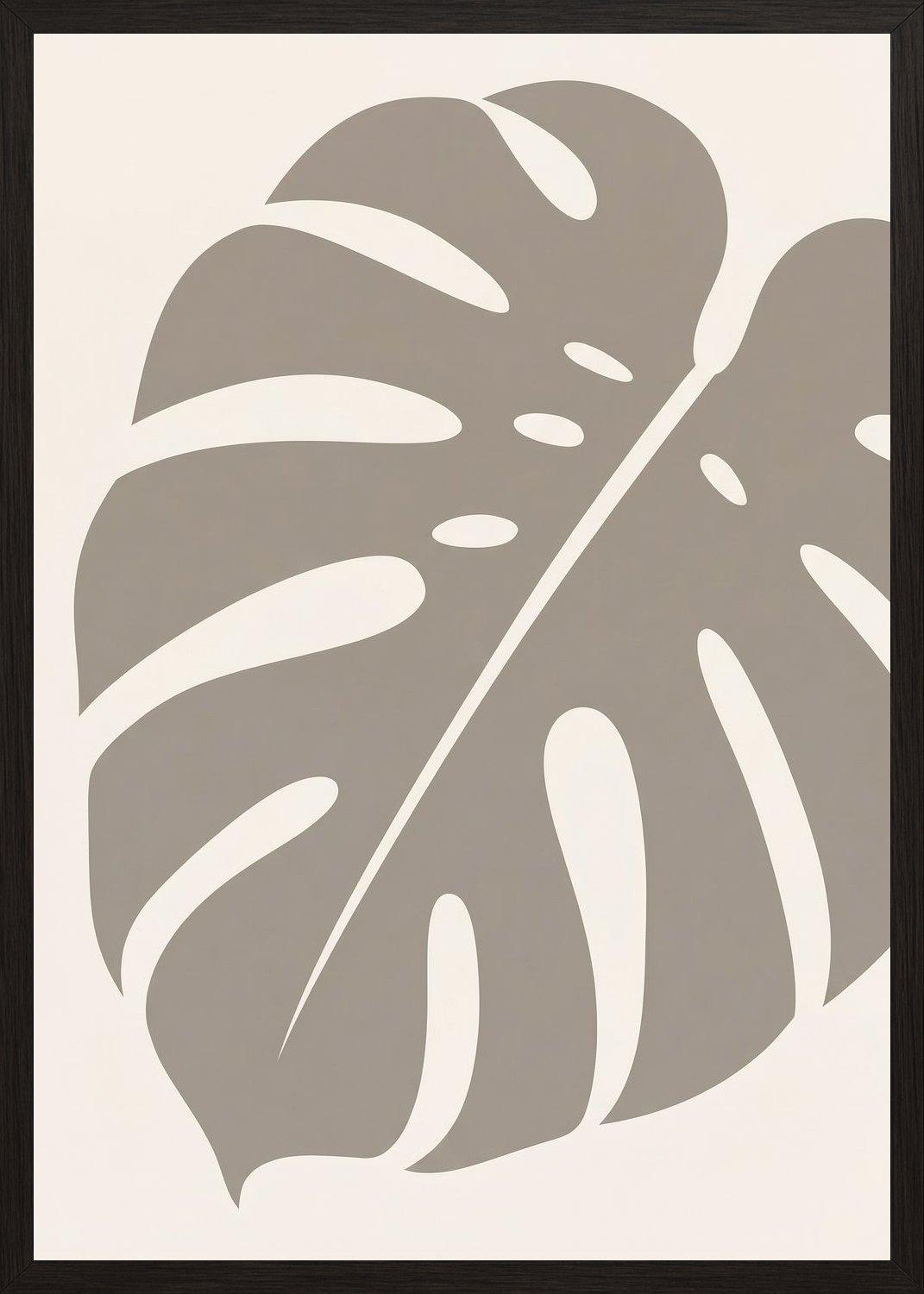 Poster in black frame