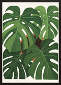 Poster in black frame