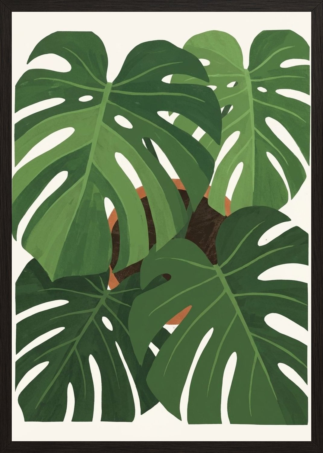 Poster in black frame