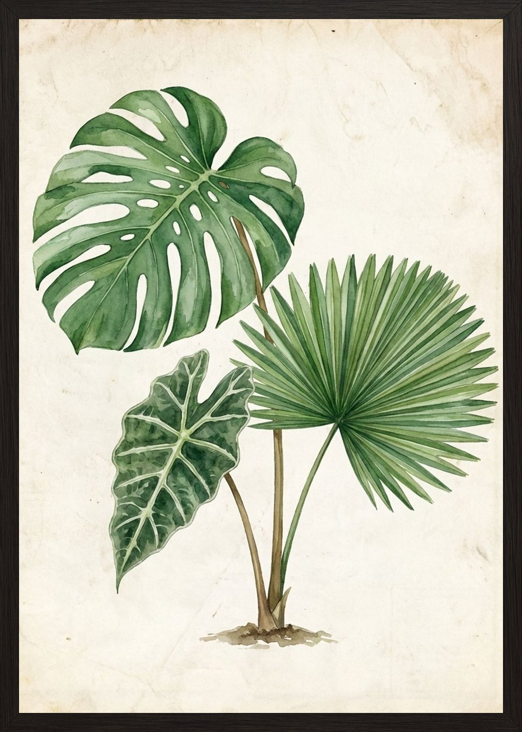 Poster in black frame