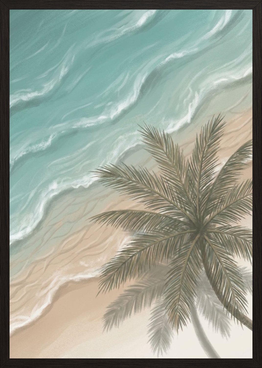 Poster in black frame