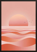 Poster in black frame