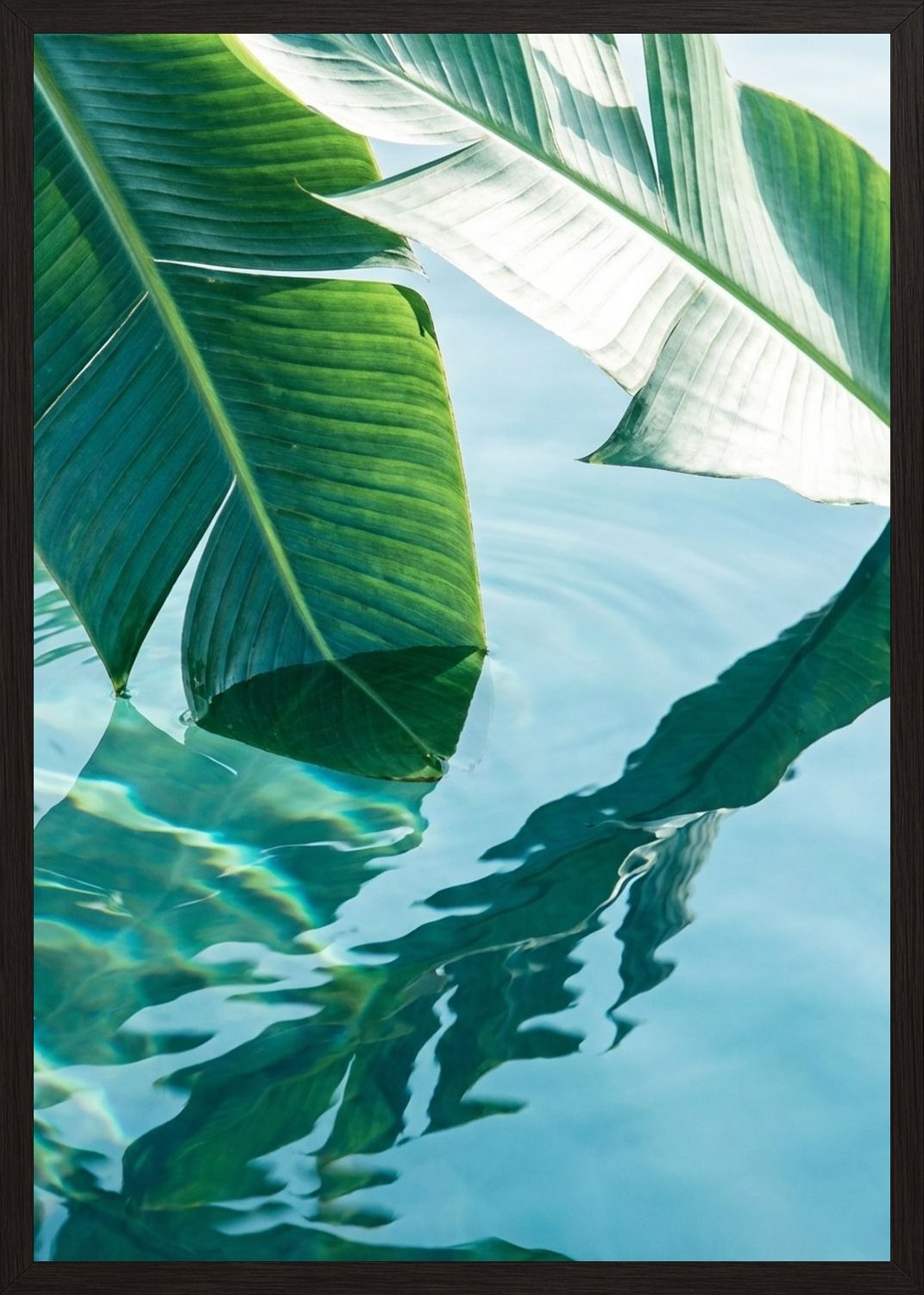 Poster in black frame