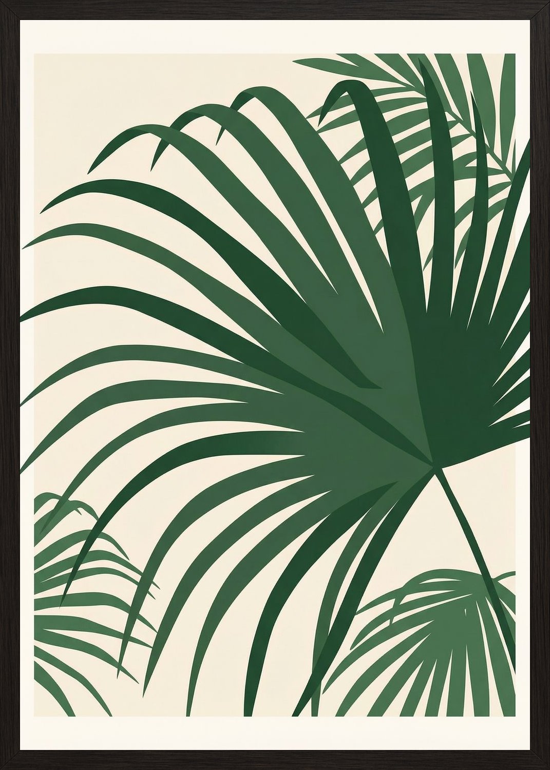 Poster in black frame