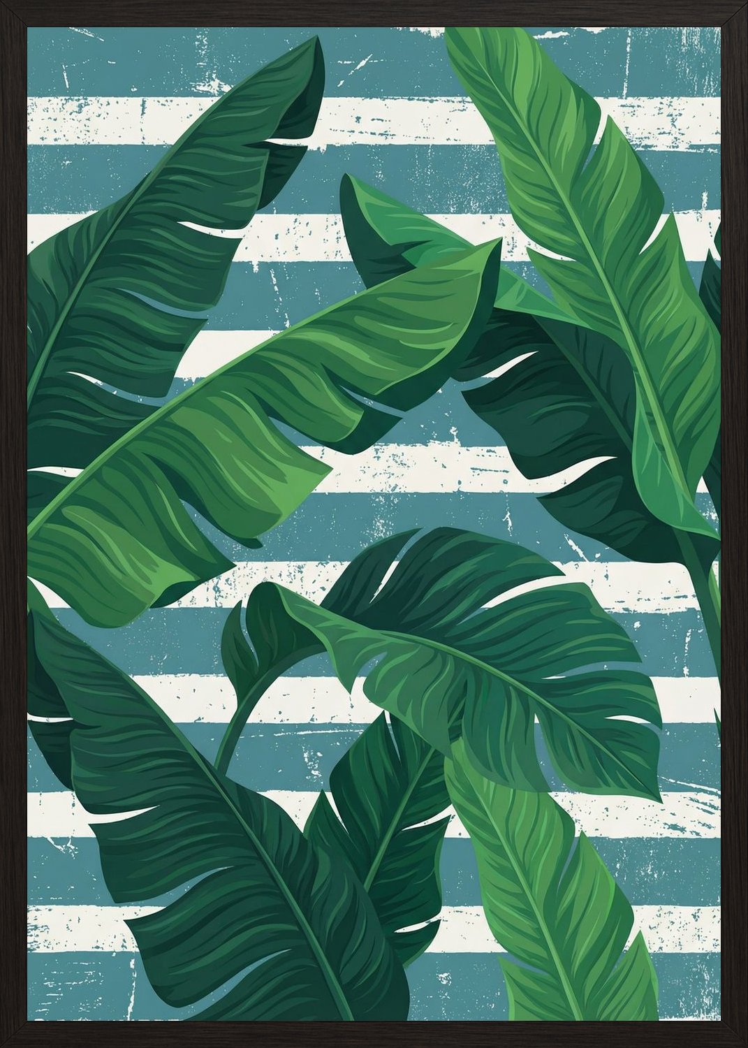Poster in oak frame