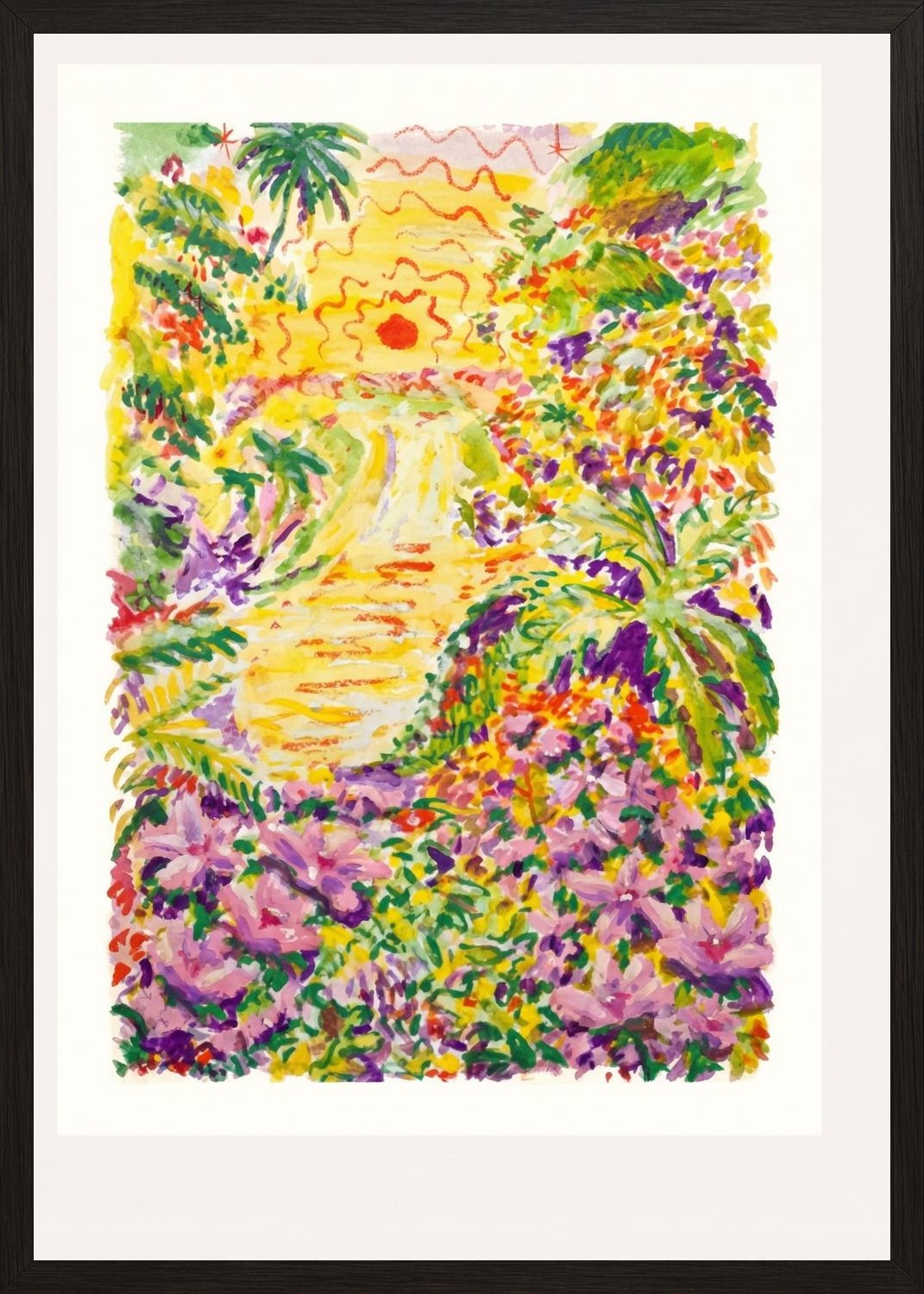Poster in oak frame
