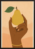 Poster in black frame