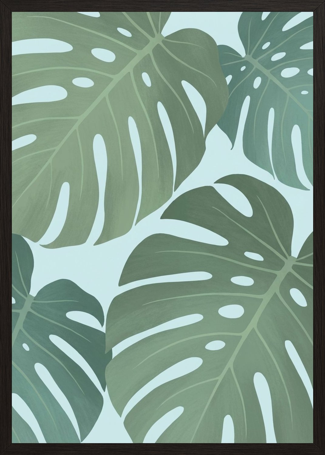 Poster in black frame