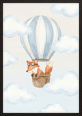 Poster in black frame