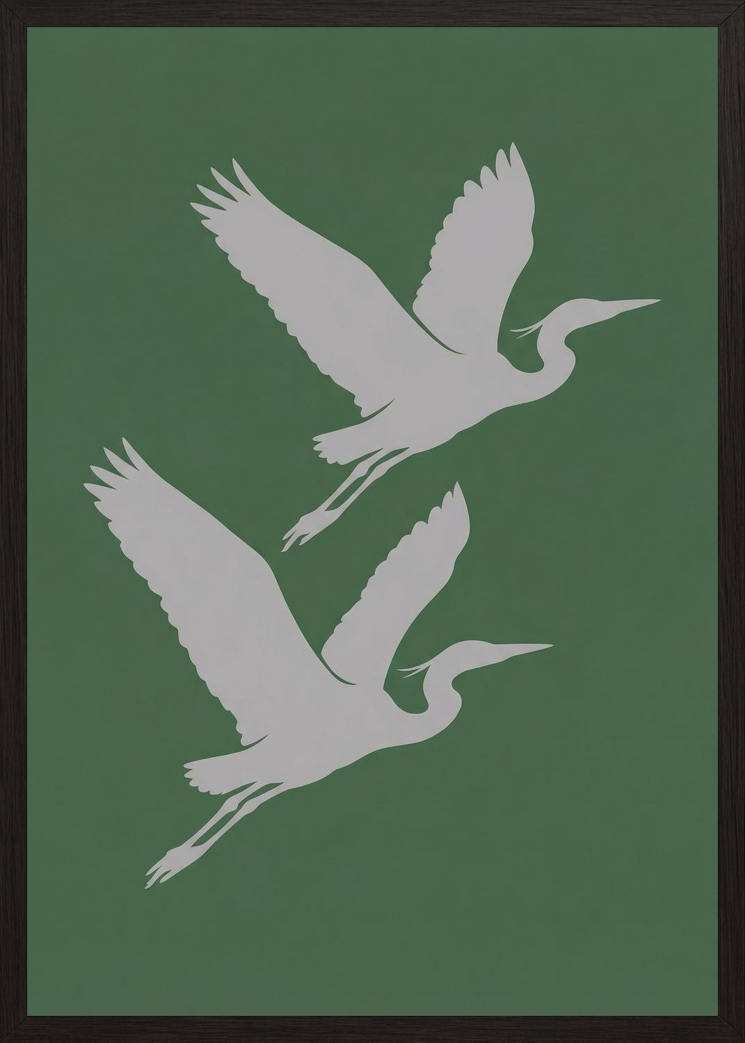 Poster in black frame