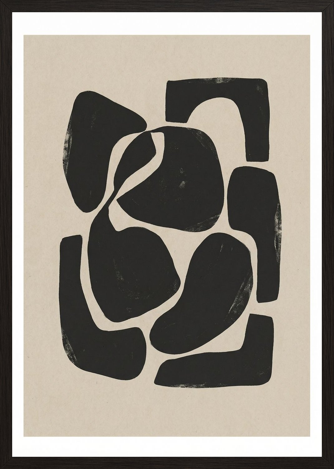 Poster in oak frame