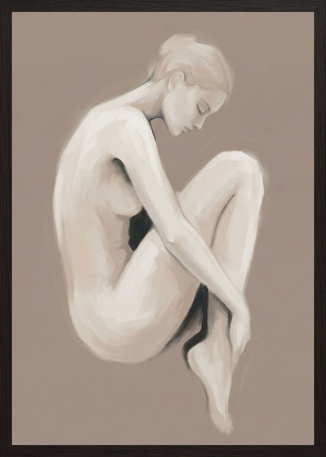 Poster in black frame
