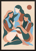 Poster in oak frame