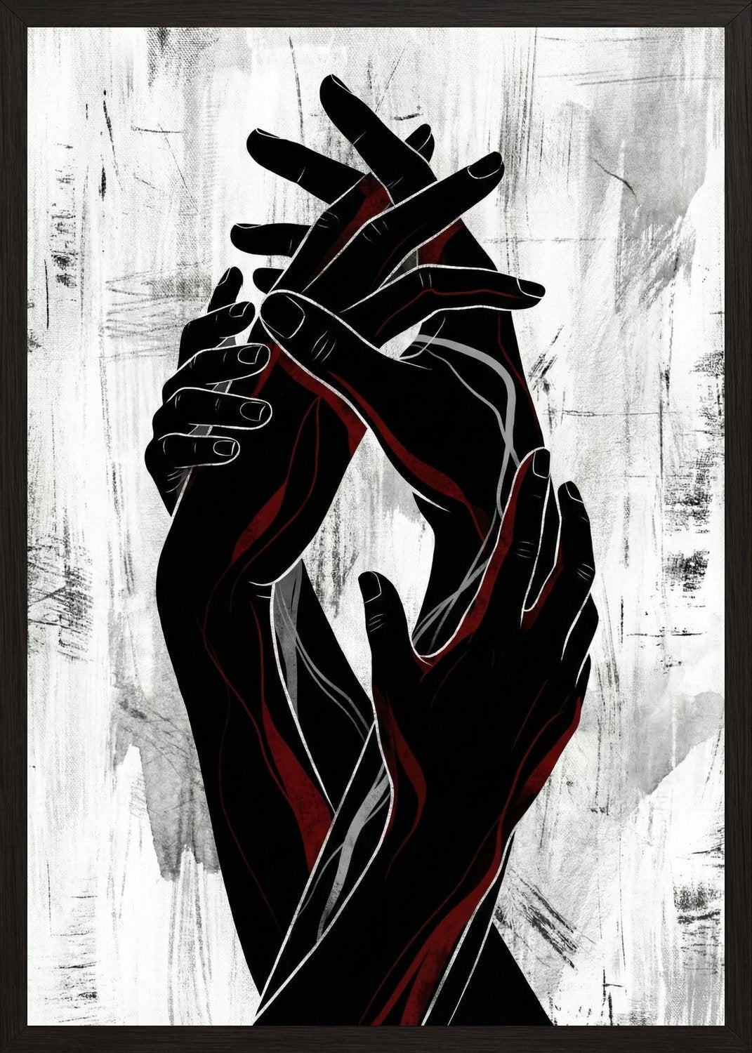 Poster in oak frame