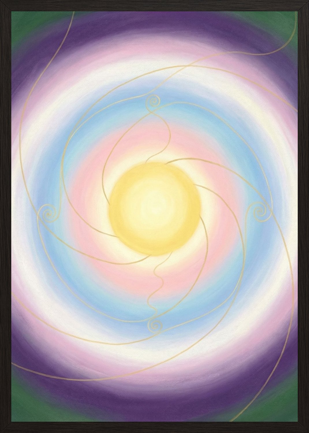 Poster in black frame